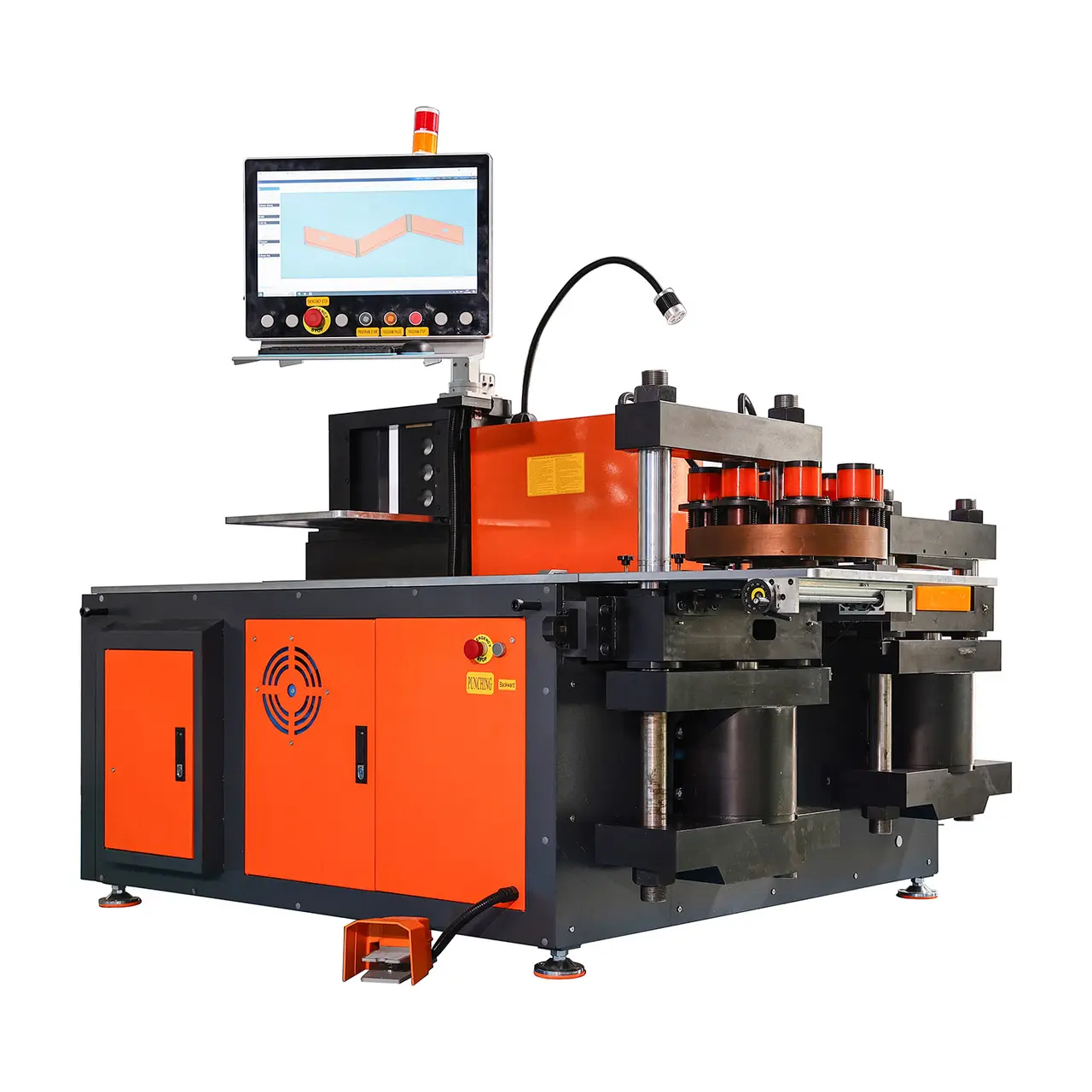 Beiene all-in-one busbar processing machine, tooling side